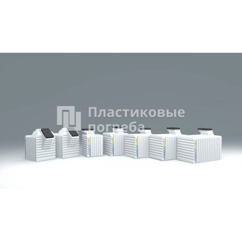 Пластиковый погреб TINGARD 2500-Б с боковым входом